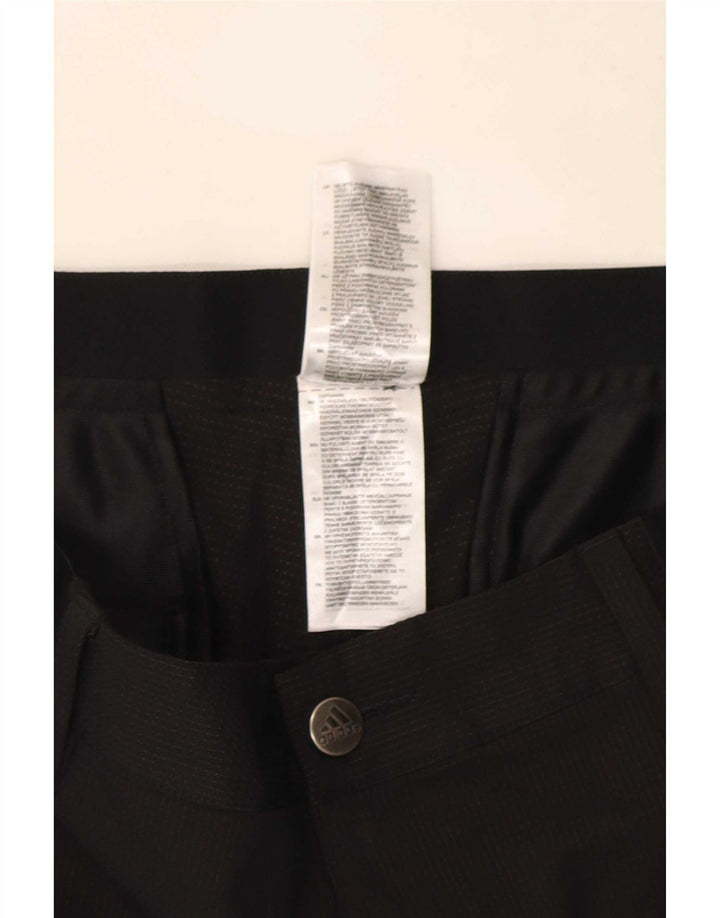 Ανδρικό παντελόνι Chino Adidas Slim W34 L29 Μαύρο πολυεστέρα