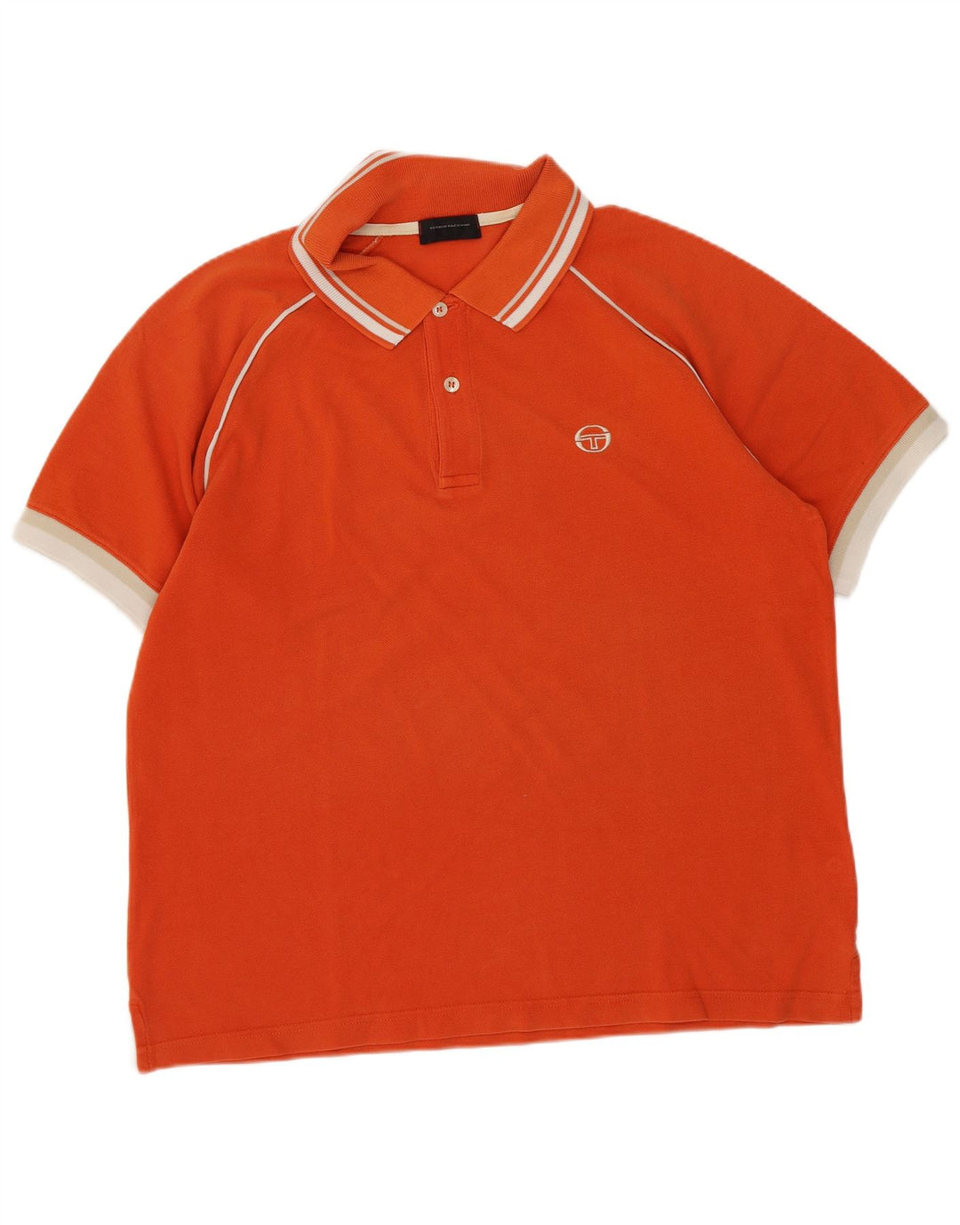 Ανδρικό μπλουζάκι πόλο Sergio Tacchini EU 50, μεσαίο πορτοκαλί, βαμβακερό