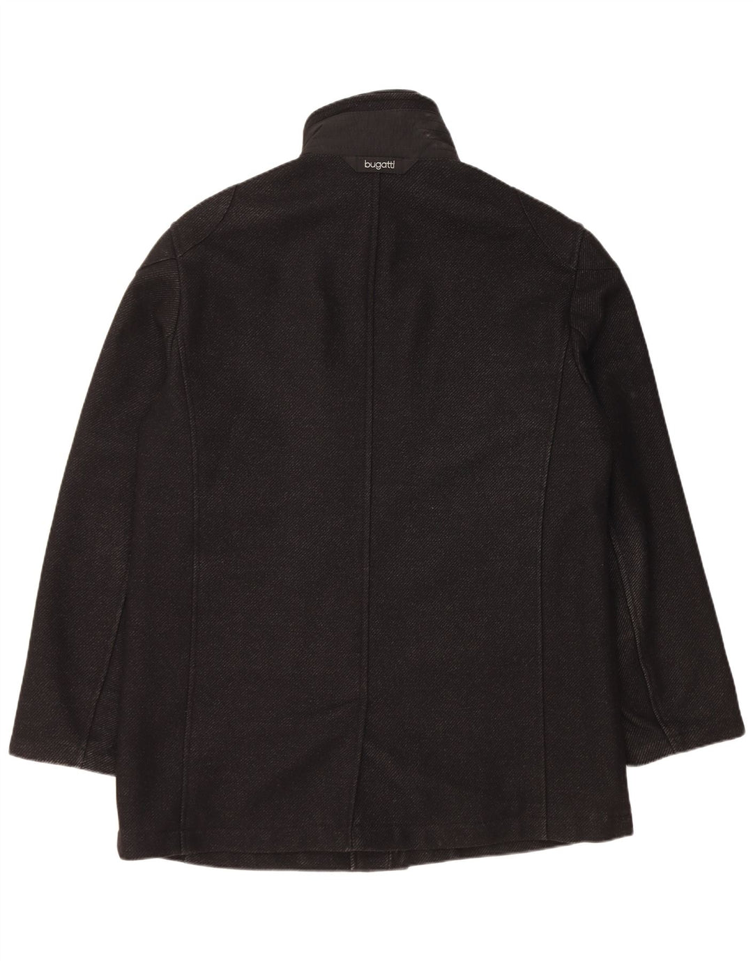 Ανδρικό πανωφόρι Bugatti EU 54 2XL Μαύρο παρθένο μαλλί