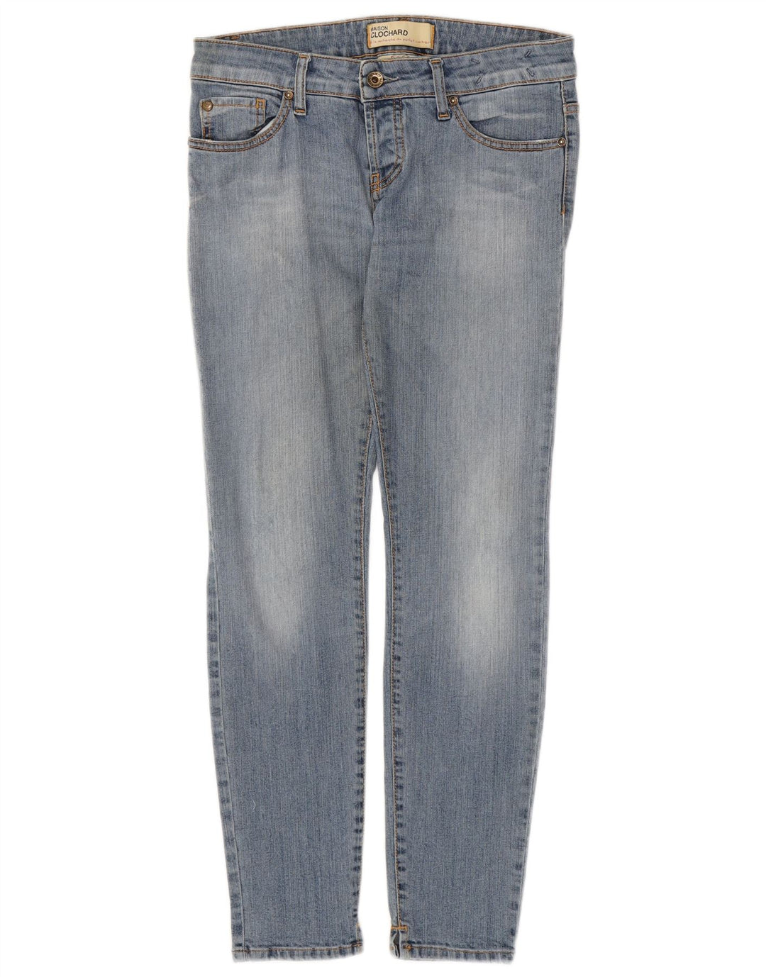 MAISON CLOCHARD Γυναικείο Slim Jeans W28 L29 Μπλε Βαμβακερό