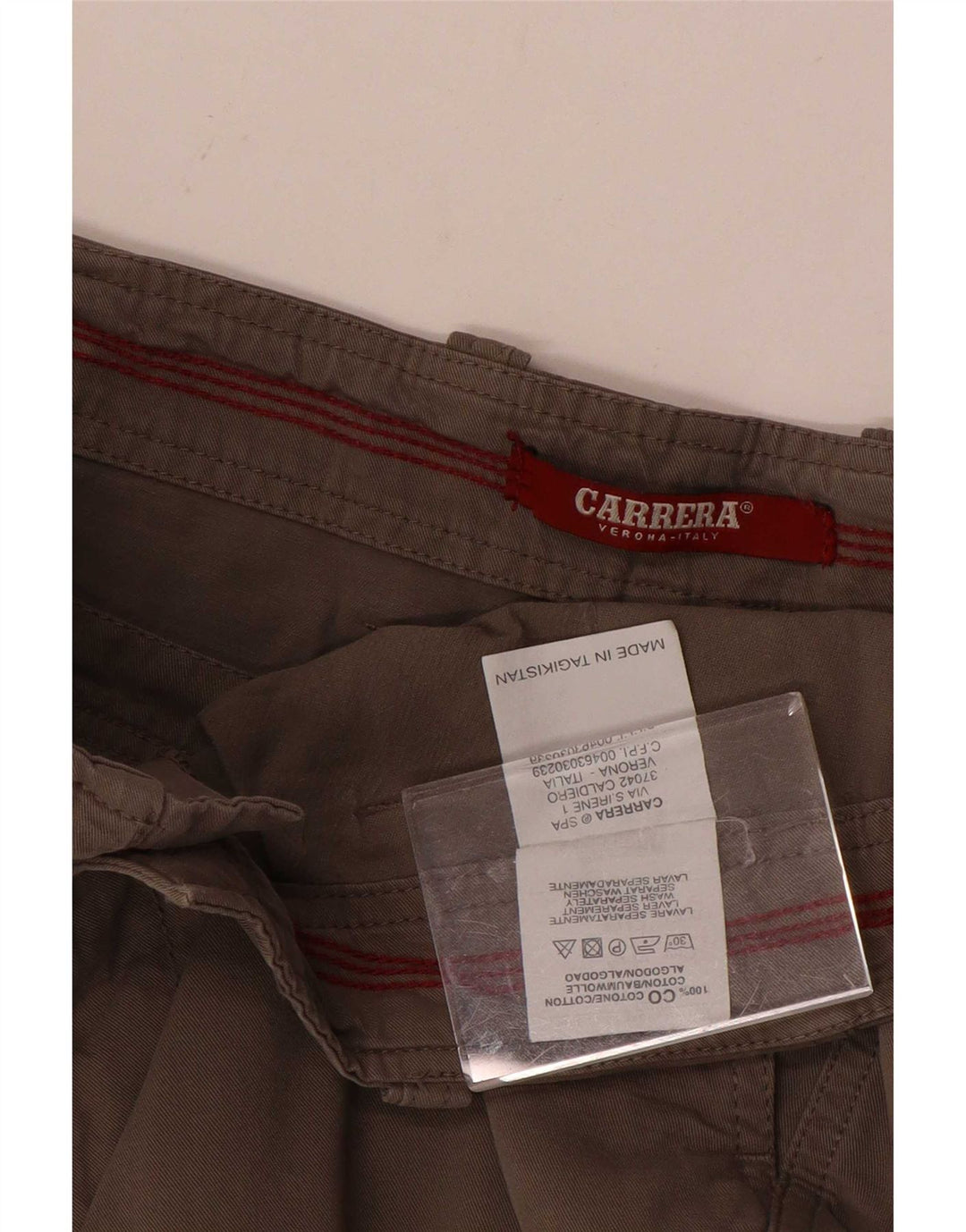 Carrera Ανδρικό σορτς Cargo W34 μεγάλο γκρι βαμβακερό