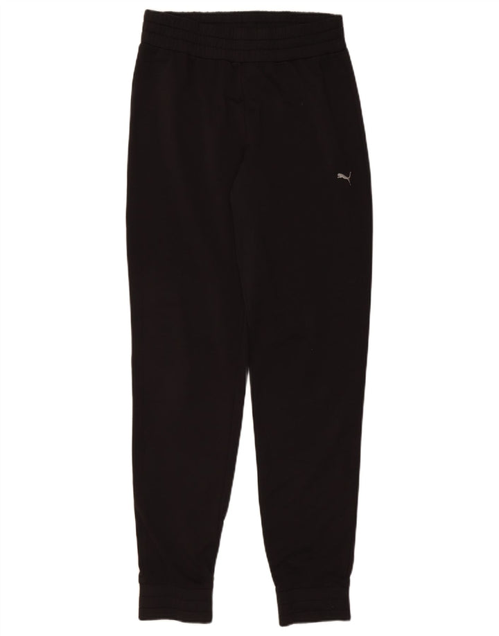 PUMA Γυναικεία αθλητική φόρμα Παντελόνι Joggers UK 12 Μεσαίου Μαύρου Πολυεστέρα