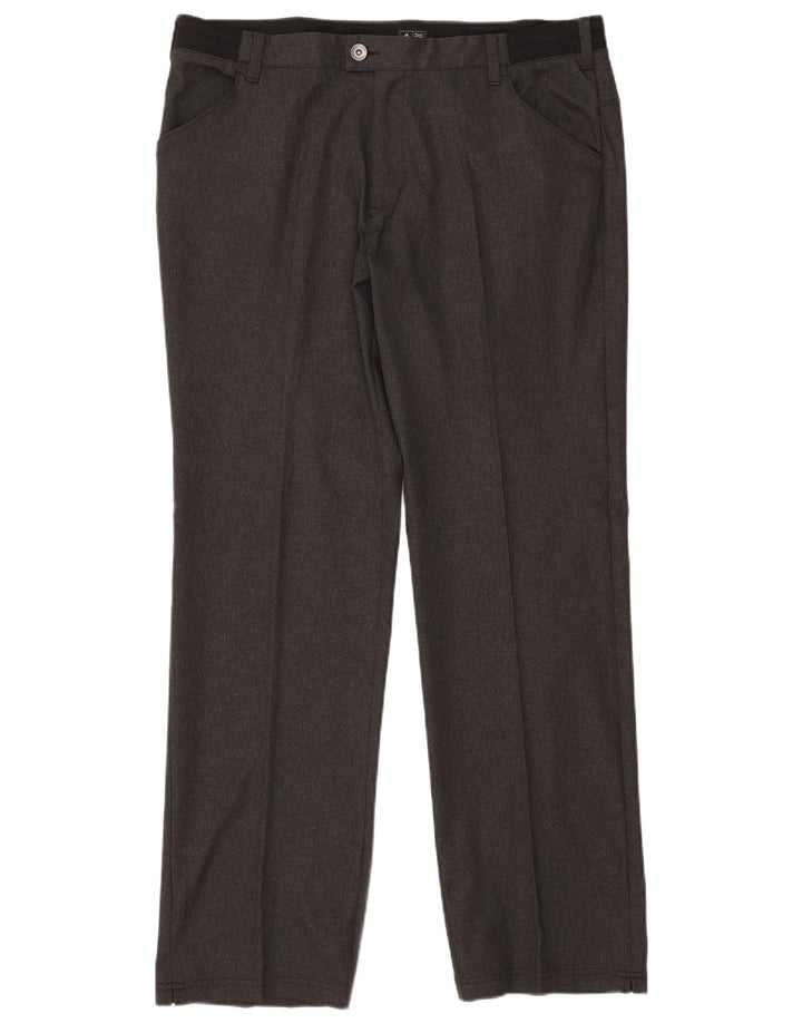 Ανδρικό ίσιο casual παντελόνι Adidas W38 L34 Γκρι Πολυεστέρας