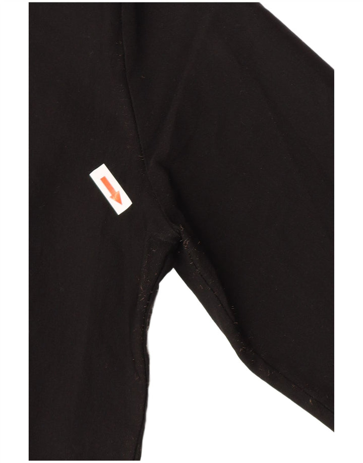 Vintage Γυναικείο Μπλουζον Μπουφάν UK 14 μεσαία μαύρη βισκόζη