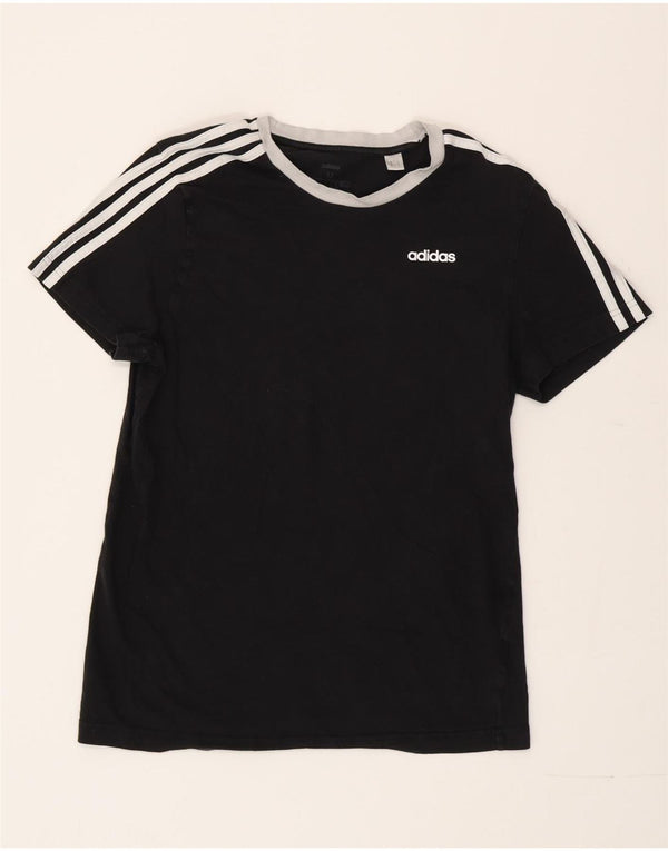Adidas Γυναικείο T-Shirt Top UK 12/14 Medium Black