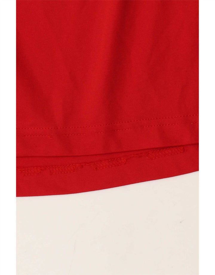 Ανδρικό T-Shirt Adidas Climacool Top Large Red Colourblock Πολυεστέρας