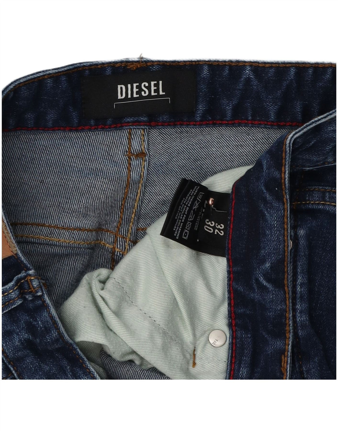 Diesel Ανδρικό Slim Jeans W32 L30 Μπλε βαμβακερό