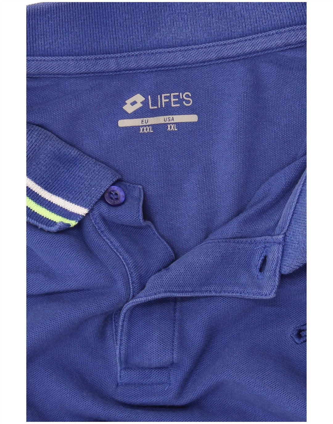 Lotto Ανδρικό Πόλο Μπλουζάκι 2XL Μπλε