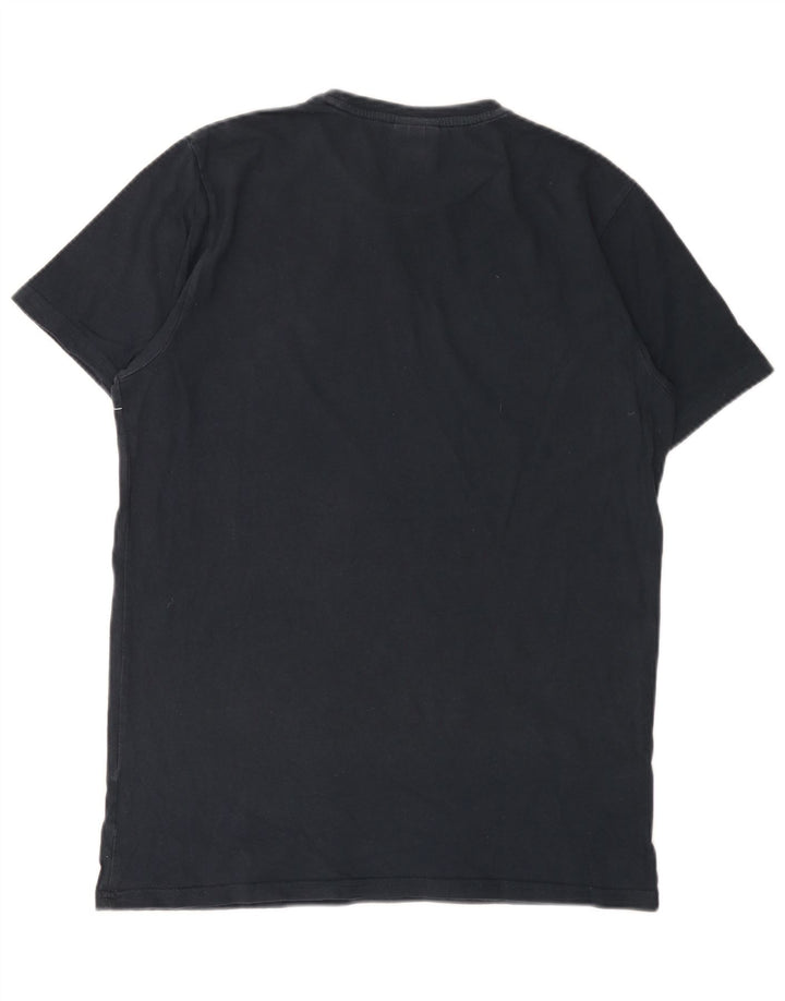 Ανδρικό γραφικό μπλουζάκι ELLESSE Top Medium Navy Blue ριγέ