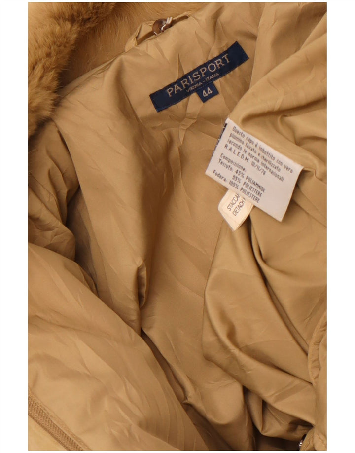 Γυναικείο τζάκετ Parisport Loose Fit IT 44 Medium Beige Polyamide