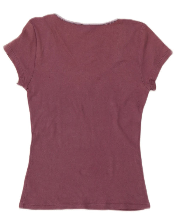Lotto Γυναικείο T-Shirt Top UK 12 Medium Purple Βαμβακερό