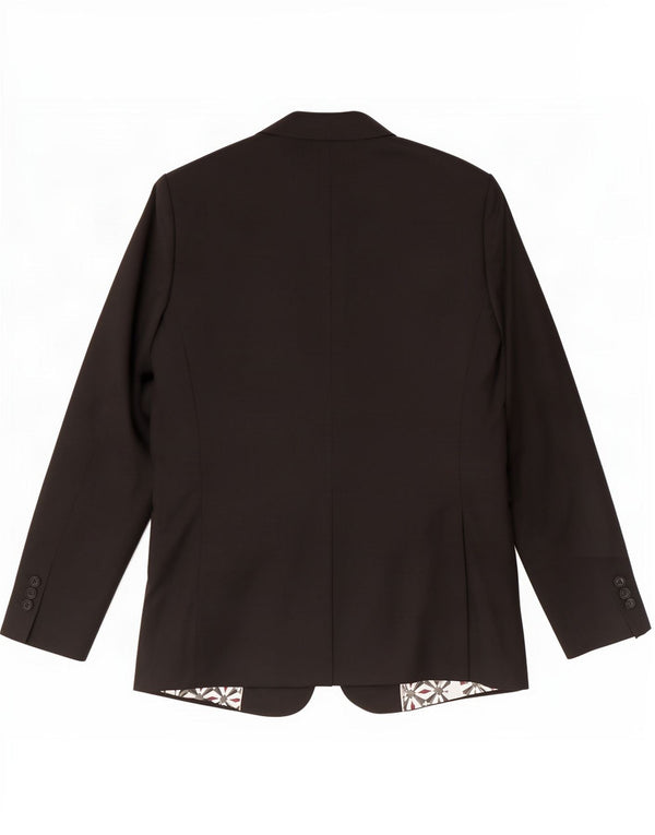 Ted Baker Ανδρικό σακάκι με 2 κουμπιά σακάκι UK 42 XL μαύρο μαλλί