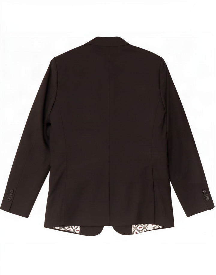 Ted Baker Ανδρικό σακάκι με 2 κουμπιά σακάκι UK 42 XL μαύρο μαλλί