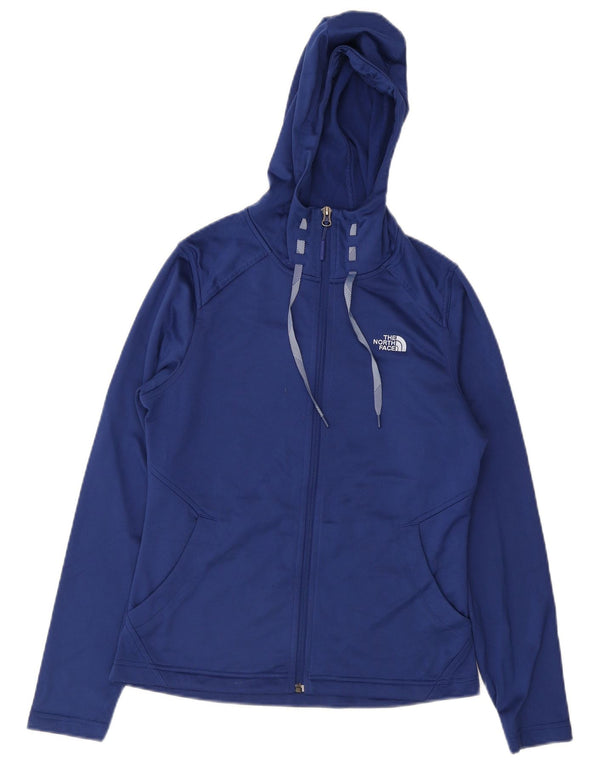 The North Face γυναικείο πουλόβερ με κουκούλα με φερμουάρ UK 12 Medium Blue Polyester