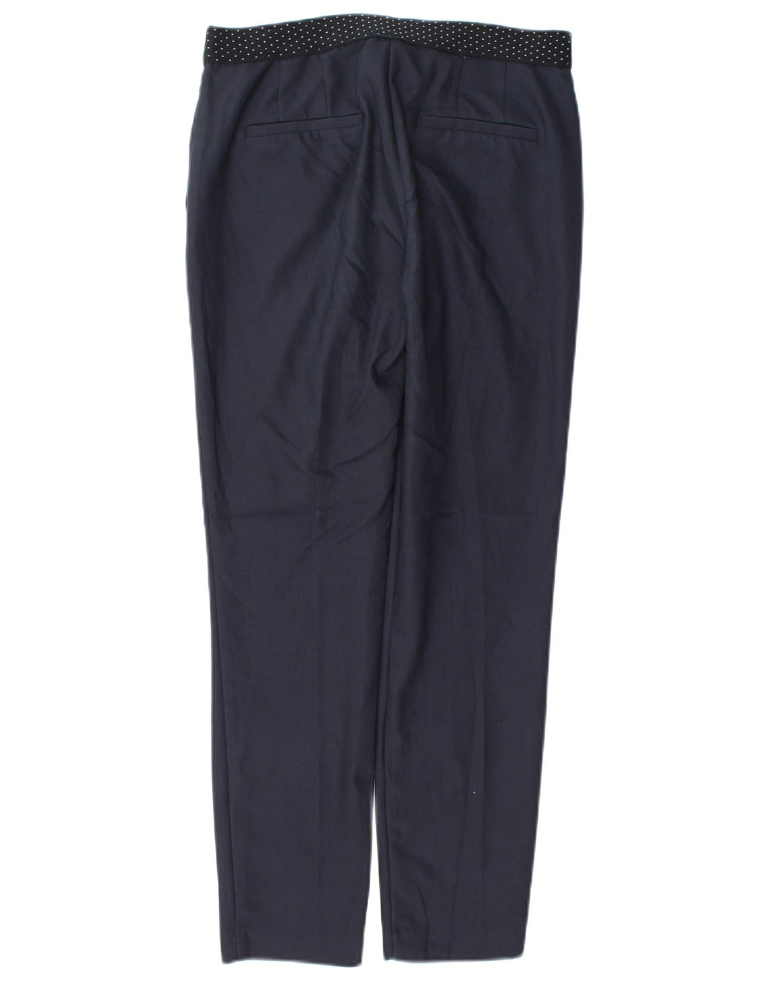 Zara Γυναικείο Slim παντελόνι Chino Small W26 L27 Navy Blue Polyester