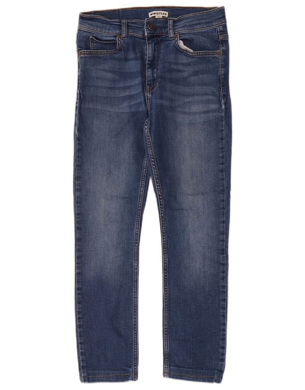 Whistles Γυναικείο Cropped Jeans W28 L24 Μπλε Βαμβακερό