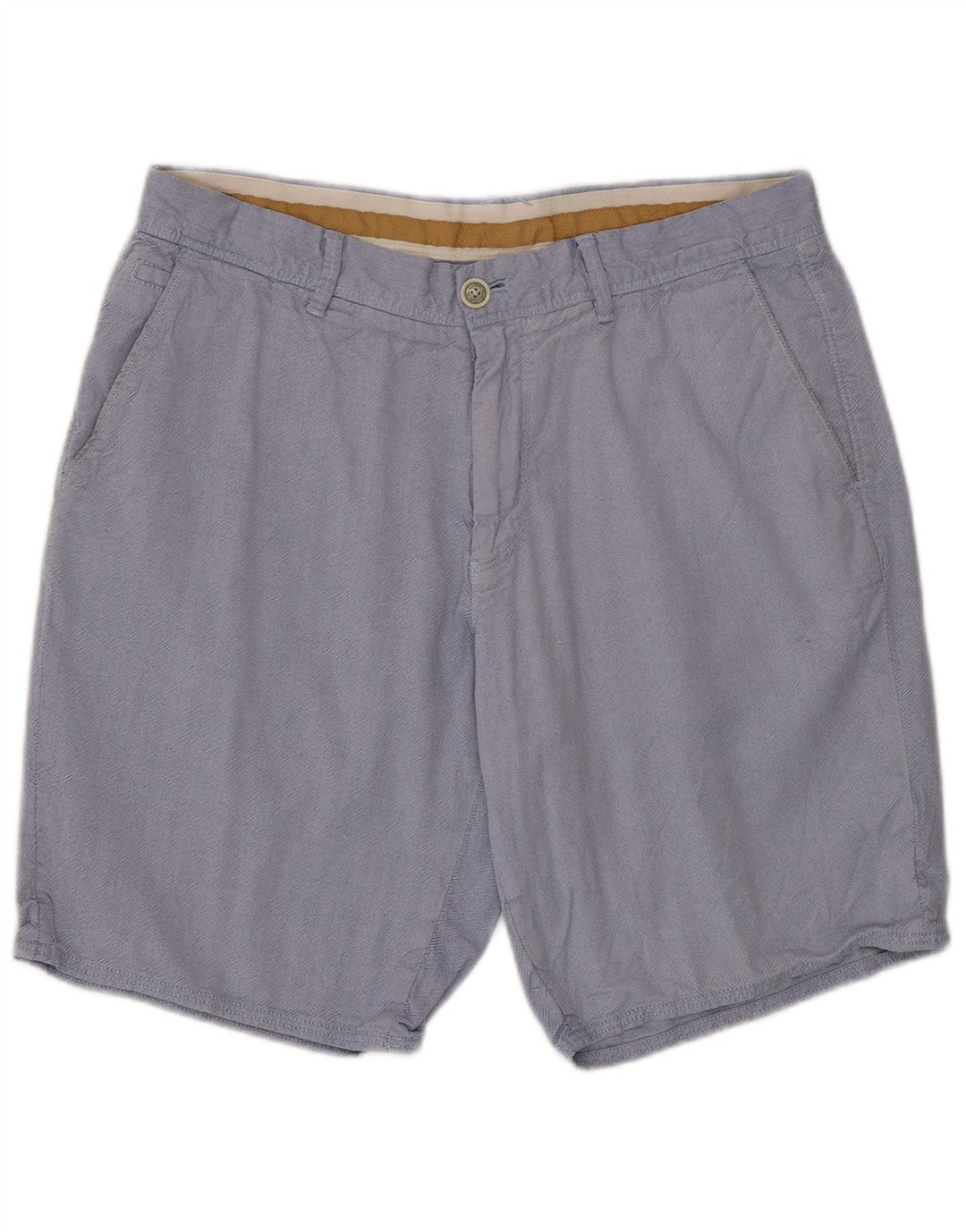 Massimo Dutti Ανδρικό σορτς Chino EU 42 Μεγάλο W32 Μπλε βαμβακερό