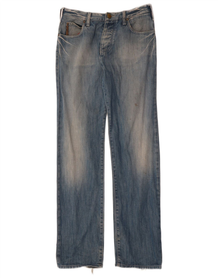 Ανδρικό τζιν ARMANI Graphic Distressed Straight W29 L31 Blue