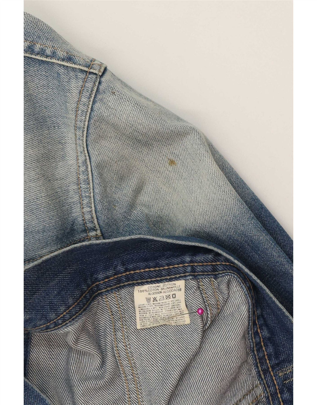 Diesel Ανδρικό Τζιν Μπουφάν UK 42 XL Μπλε Βαμβακερό