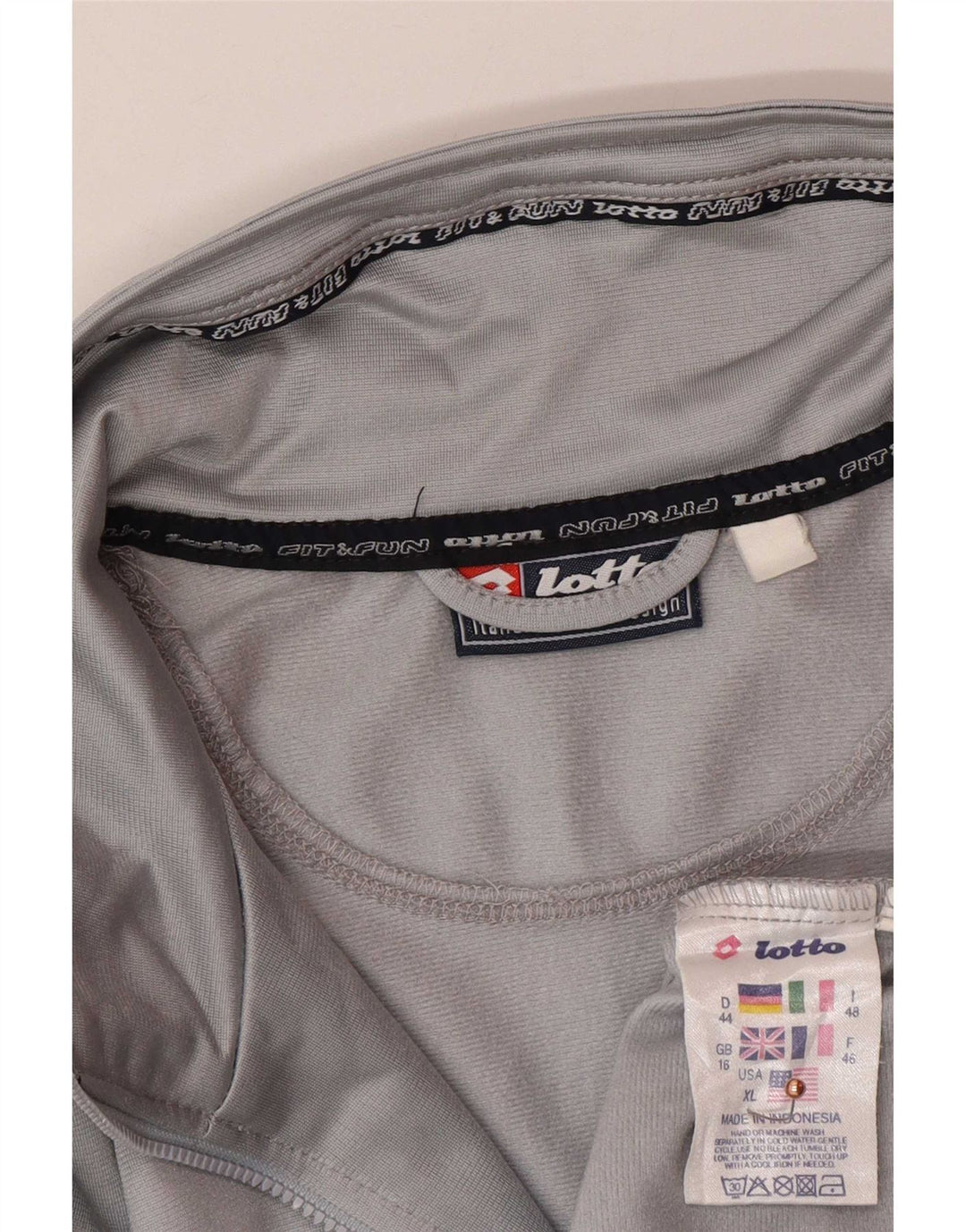 Γυναικεία φόρμα Lotto Oversized Top Jacket UK 16 Large Grey Colourblock