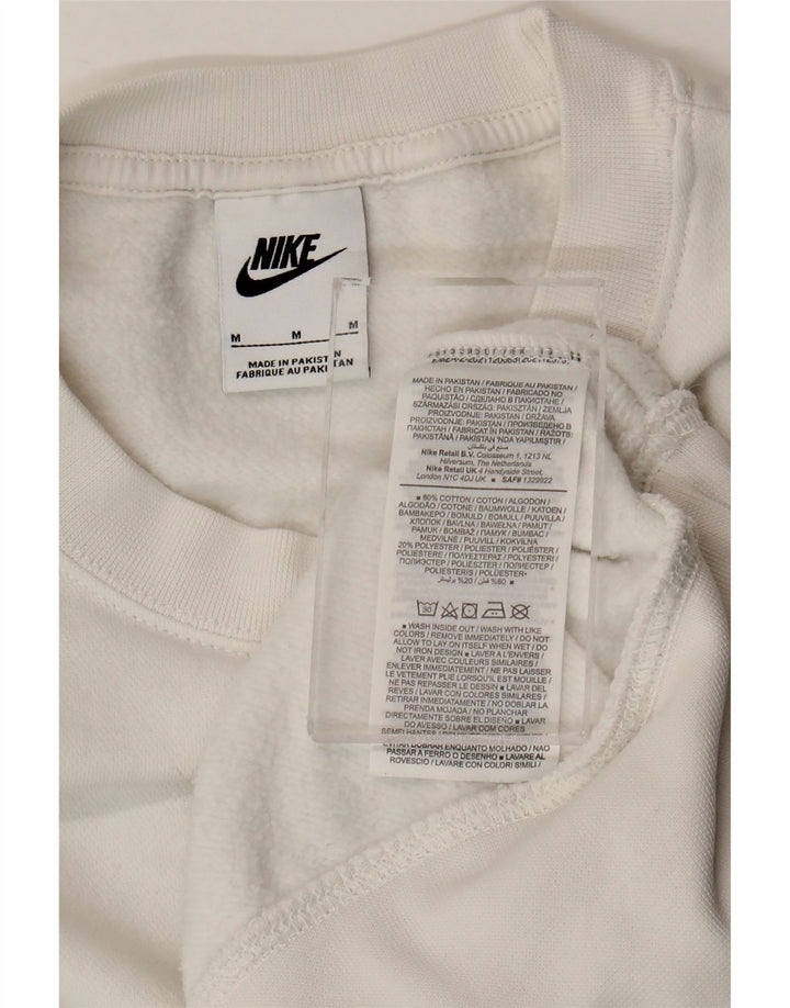 Γυναικείο φούτερ Nike Crop Jumper UK 14 Μεσαίο λευκό βαμβακερό