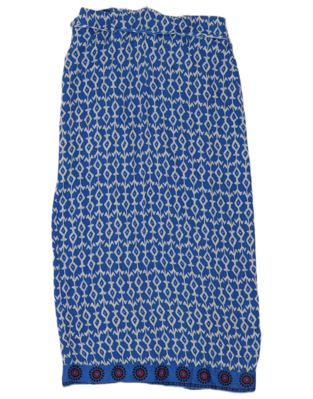 Zara Γυναικεία Φούστα Wrap Μικρή W26 Μπλε γεωμετρική βισκόζη