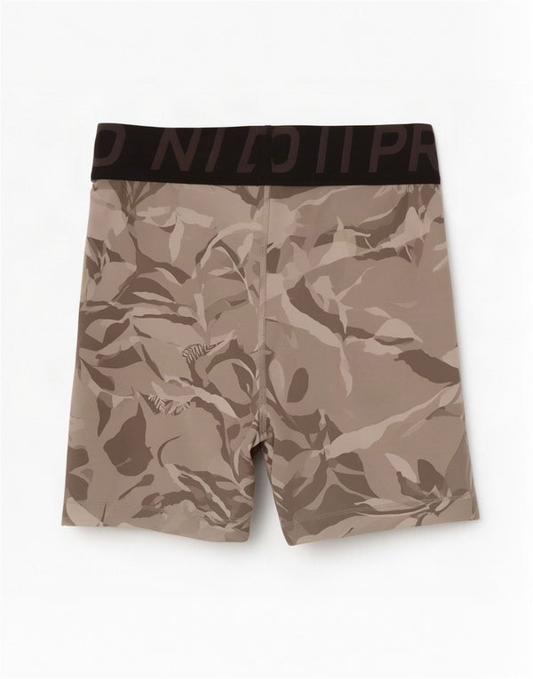 Γυναικείο αθλητικό σορτς Nike με γραφικό Dri Fit UK 14 Μεγάλο γκρι λουλουδάτο