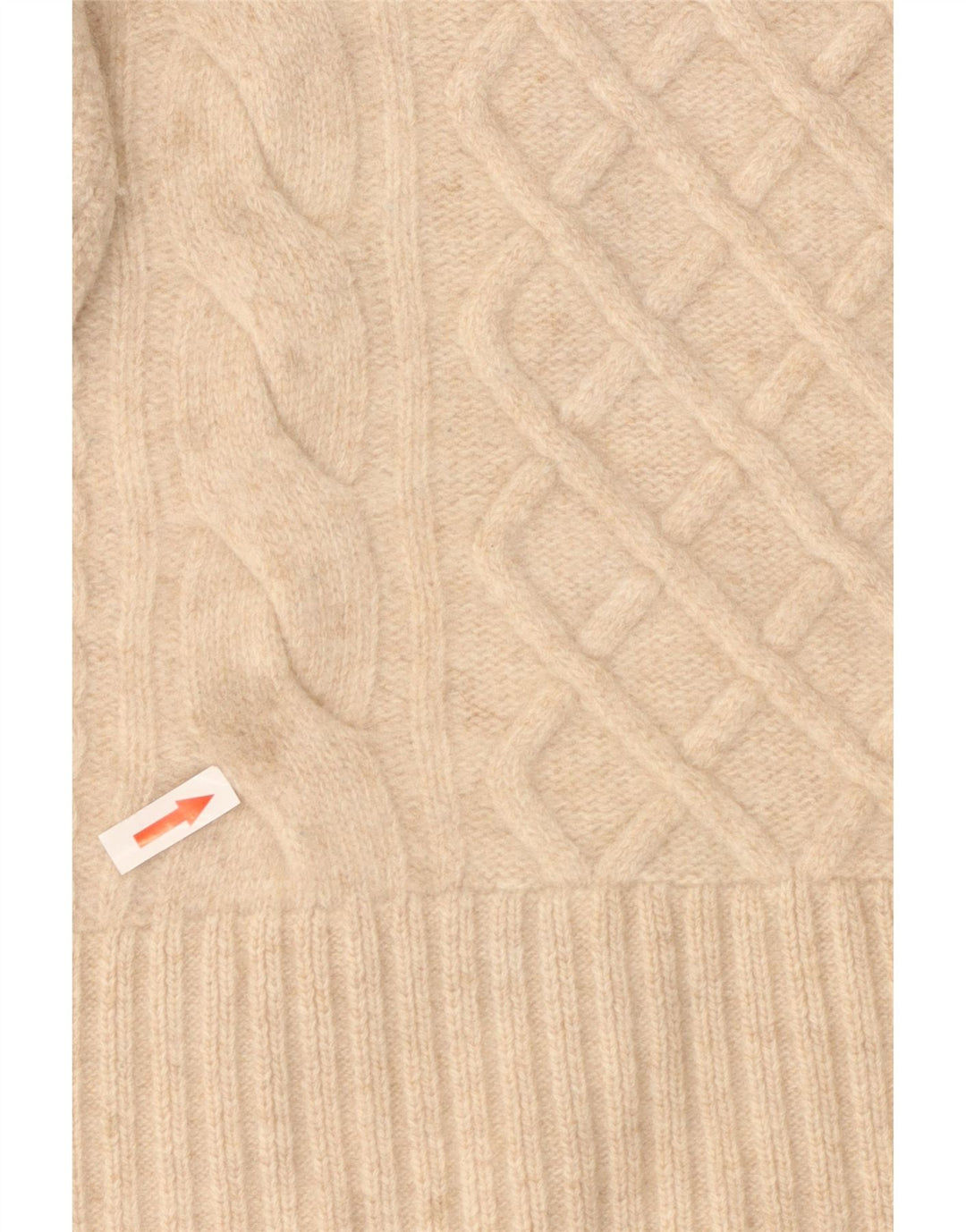 Γυναικείο πουλόβερ Barbour Crew Neck Jumper UK 10 Small Beige Wool