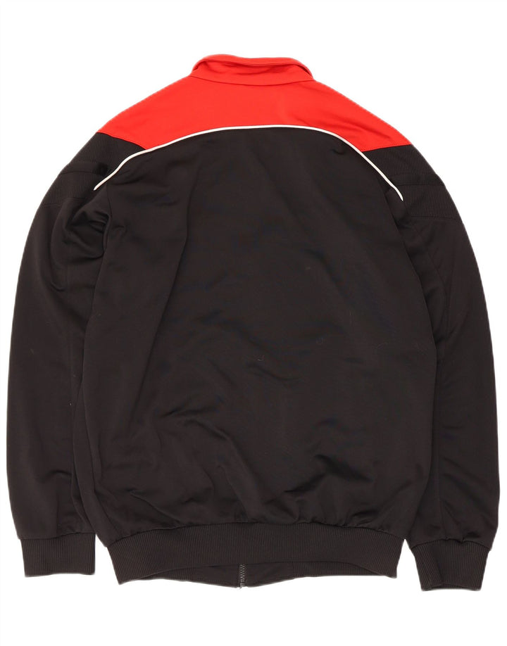 Κορυφαία φόρμα Adidas Boys σακάκι 15-16 ετών Μαύρο Colourblock Polyester