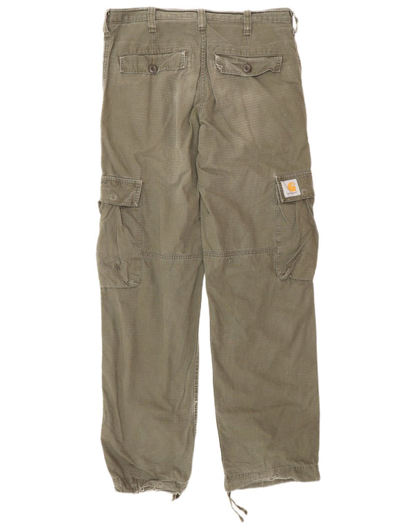 Ανδρικό ίσιο παντελόνι Carhartt Cargo W30 L34 Χακί Check Cotton