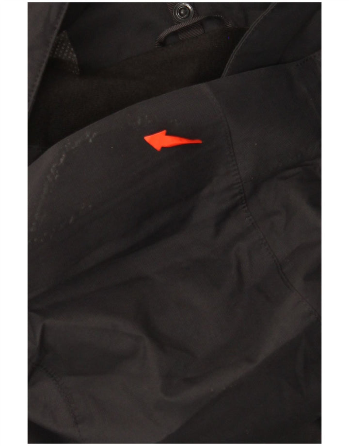 THE NORTH FACE Ανδρικό μπουφάν βροχής με κουκούλα UK 40 μεγάλο μαύρο πολυεστέρα