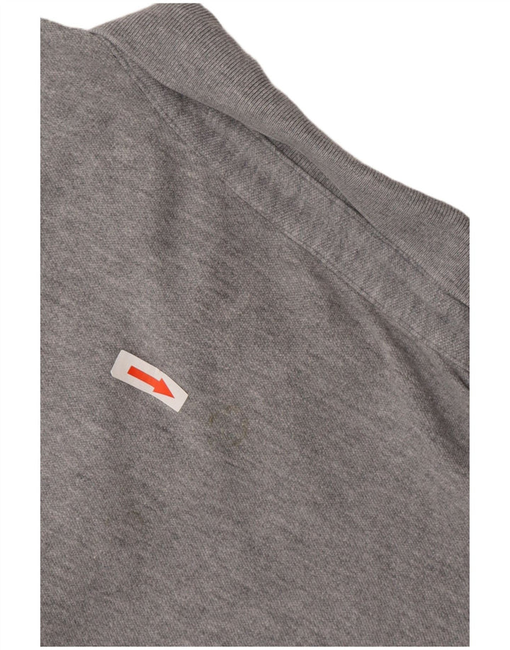 Ανδρικό μπλουζάκι πόλο Hugo Boss Slim Fit Small Grey