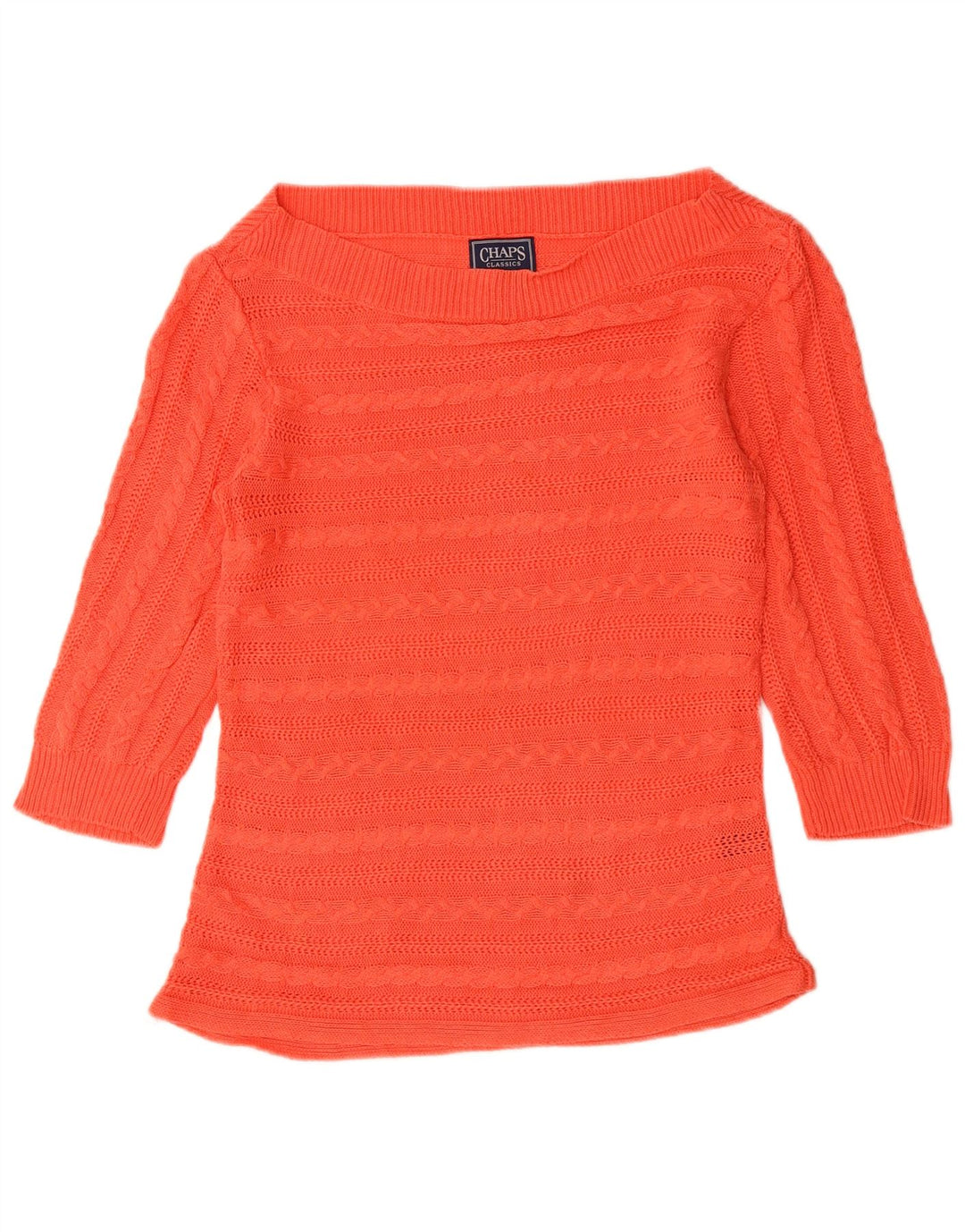 CHAPS Γυναικείο πουλόβερ Classics Boat Neck Jumper UK 12 Medium Orange