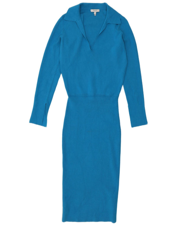 Reiss Γυναικείο Petite Bodycon Φόρεμα UK 10 Small Blue
