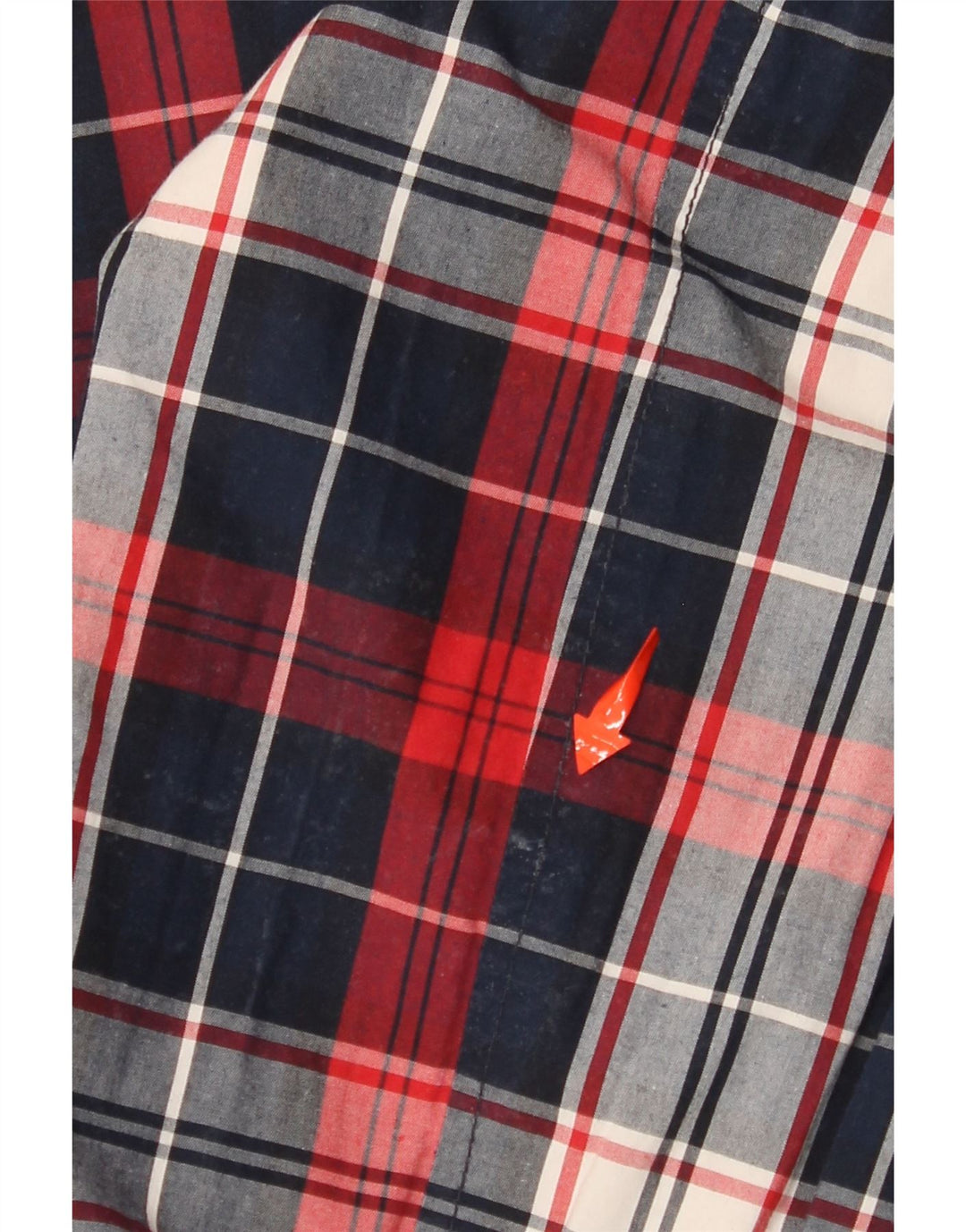 TOMMY HILFIGER Ανδρικό αναστρέψιμο μπουφάν UK 38 Medium Navy Blue Check Nylon