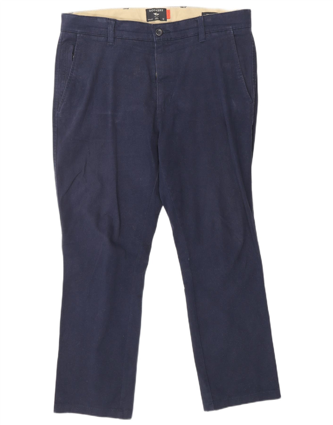 DOCKERS Ανδρικό Skinny Cropped Παντελόνι W32 L25 Navy Blue Cotton