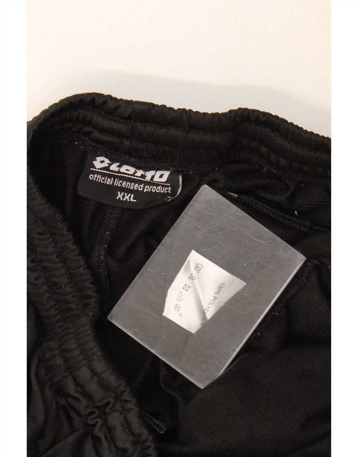 Ανδρική φόρμα LOTTO Παντελόνι Joggers 2XL Μαύρο Πολυεστέρα