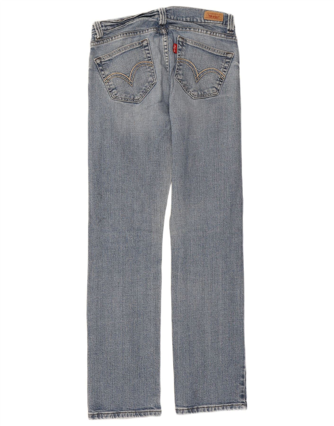 LEVI'S Γυναικείο 504 τζιν ίσιο με κλίση US 5 Medium W28 L31 Μπλε βαμβακερό