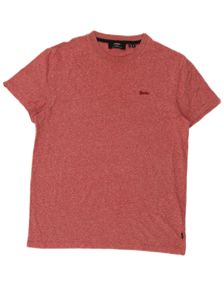 Ανδρικό T-Shirt Superdry Top Βαμβακερό με μεσαίο κόκκινο χρώμα