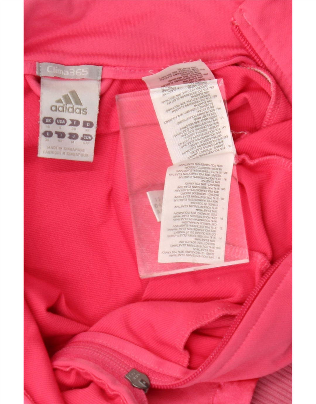 ADIDAS Γυναικεία Clima 365 Graphic αθλητική φόρμα Top Jacket UK 10 Small Pink