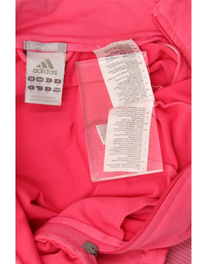 ADIDAS Γυναικεία Clima 365 Graphic αθλητική φόρμα Top Jacket UK 10 Small Pink