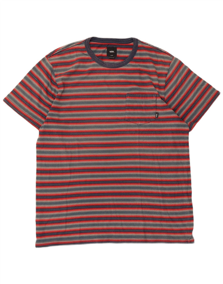 Ανδρικό T-Shirt Vans Top μεγάλο κόκκινο ριγέ