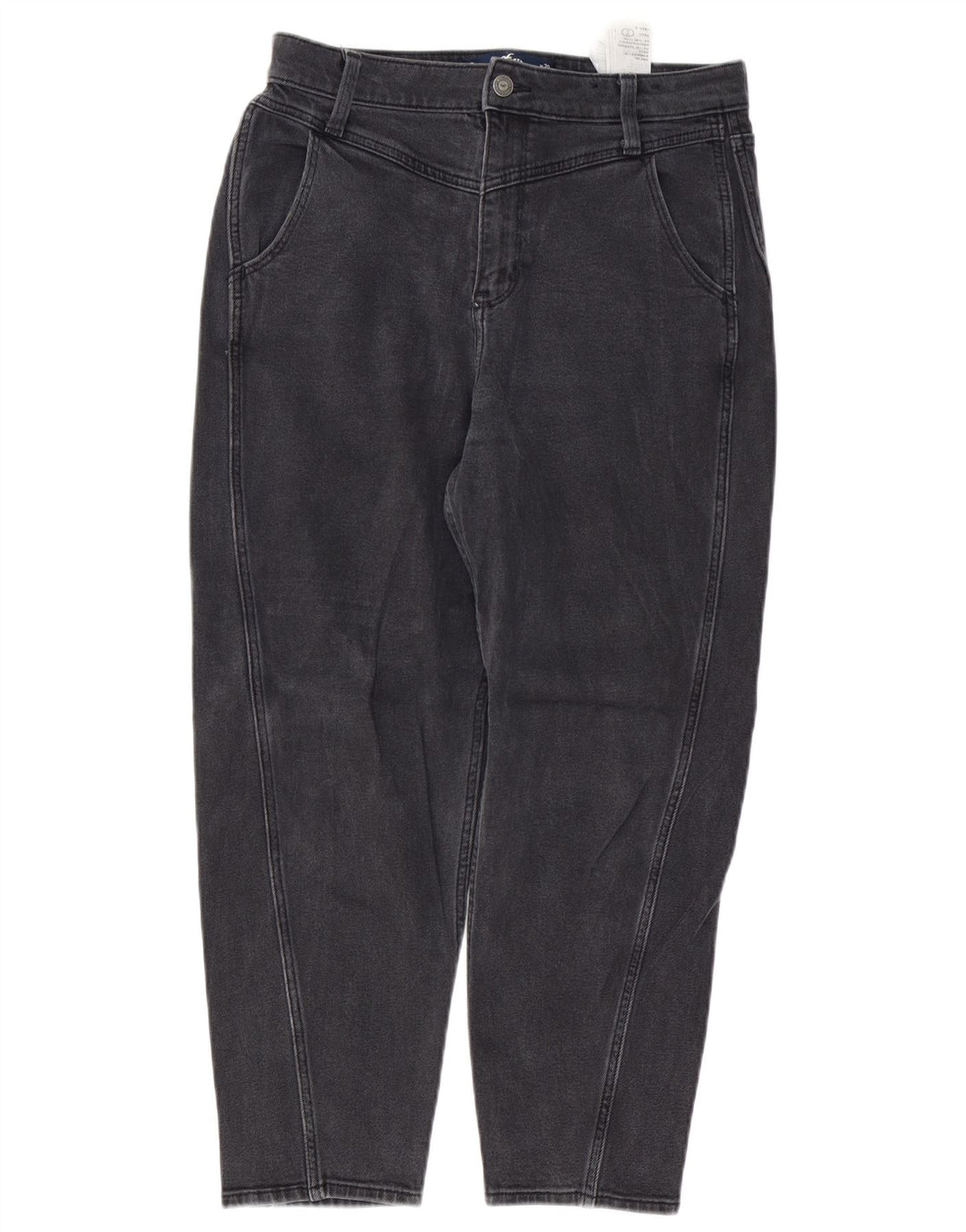 HOLLISTER Γυναικείο Mom Jean ψηλό κωνικό τζιν US 9 Medium W29 L24 Grey
