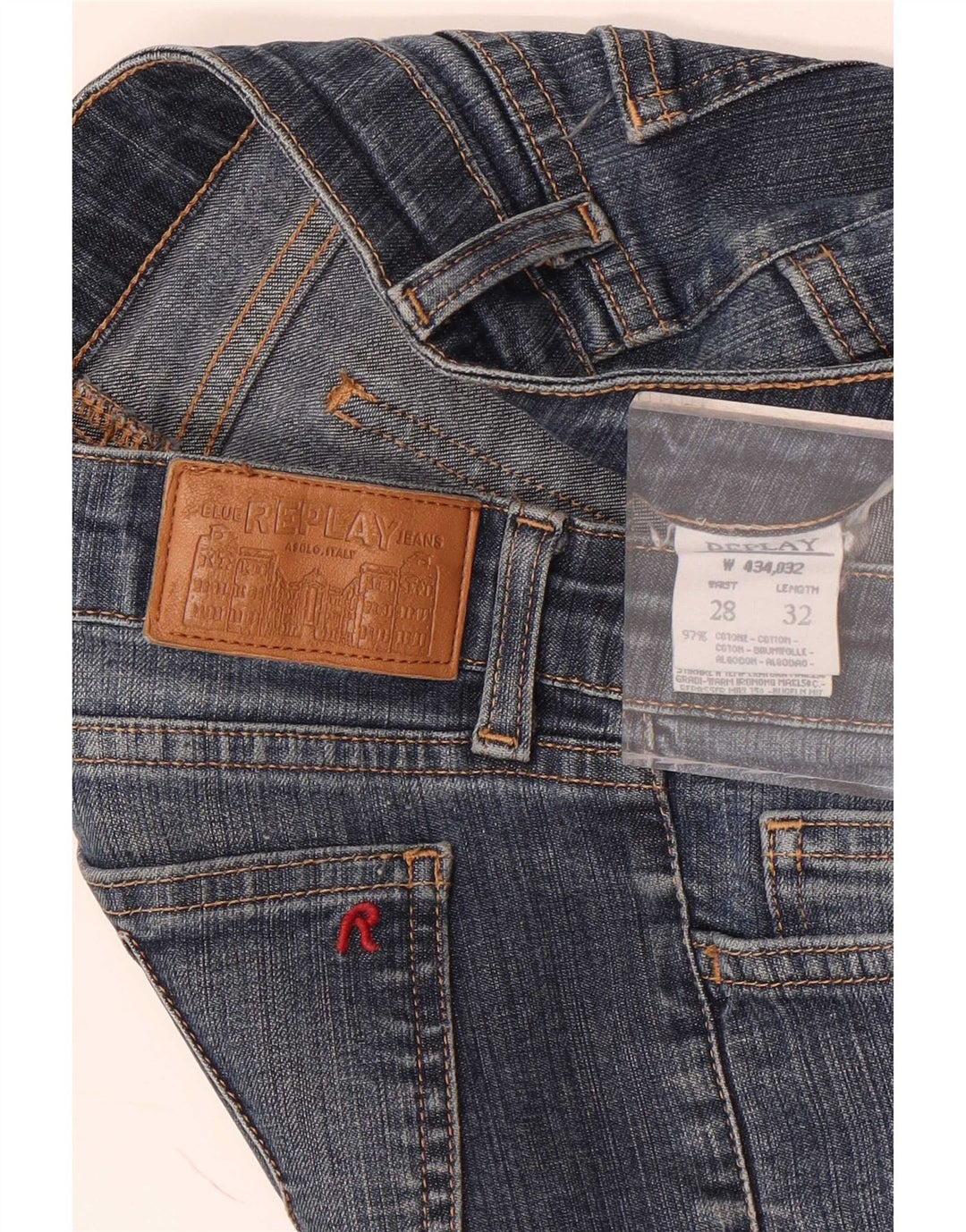 Replay Γυναικείο Bootcut Jeans W28 L32 Μπλε βαμβακερό