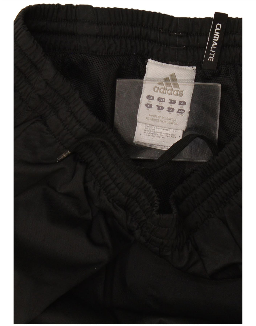 Ανδρική αθλητική φόρμα Adidas Climalite, μεσαίο μαύρο πολυεστέρα