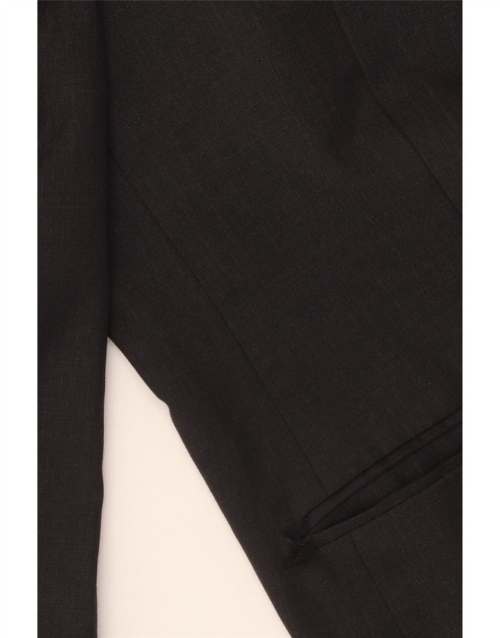 Marks & Spencer Ανδρικό κοντό σακάκι 3 κουμπιών UK 48 2XL γκρι μαλλί