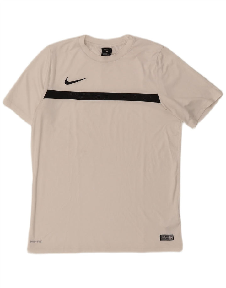 Ανδρικό T-shirt Nike Dri Fit Top Large White Colourblock Polyester