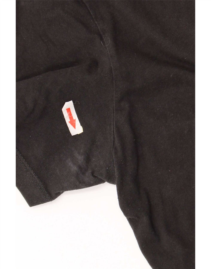 Ανδρικό T-Shirt Levi's Slim Fit Top μεγάλο μαύρο βαμβακερό