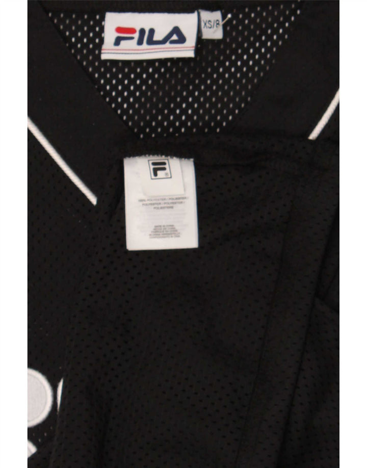 Fila Γυναικείο γραφικό Oversized Jersey Top 6 XS μαύρο πολυεστέρα