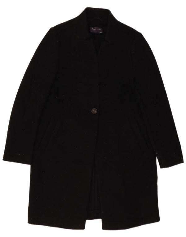 Marks & Spencer Γυναικείο Πανωφόρι UK 10 Small Black Polyester
